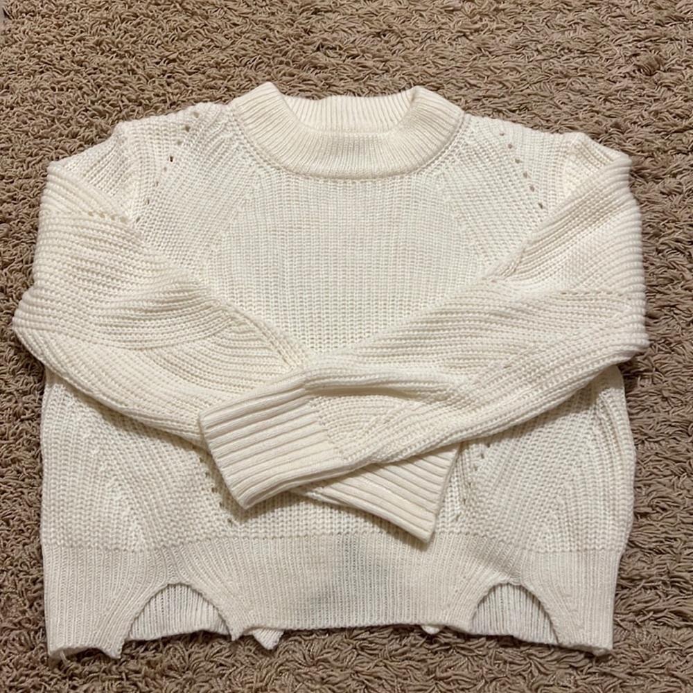 Ivory sweater size xs